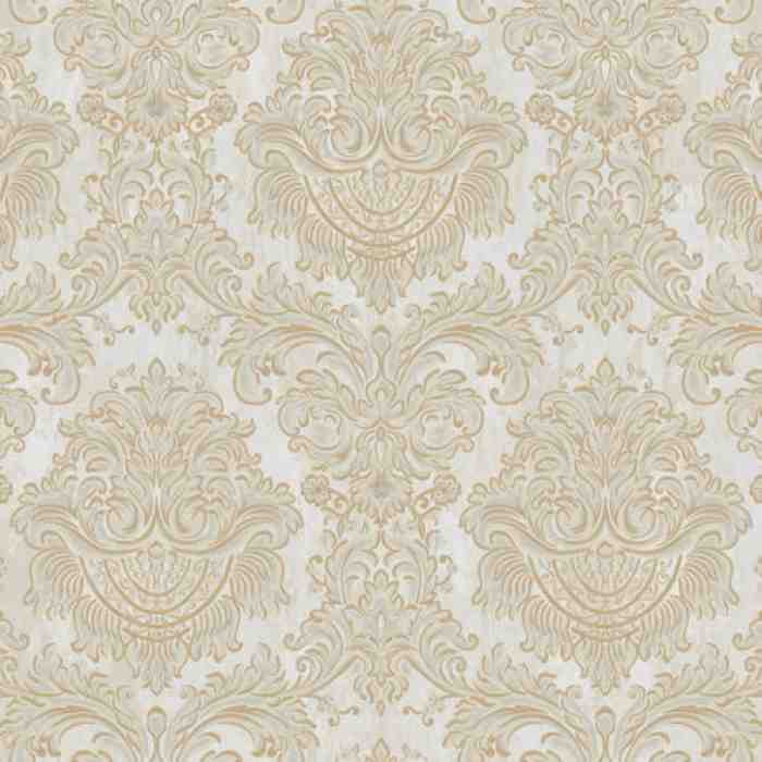 Rich baroque damask pattern wallpaper - Seven 7807-1 (10,6m2)