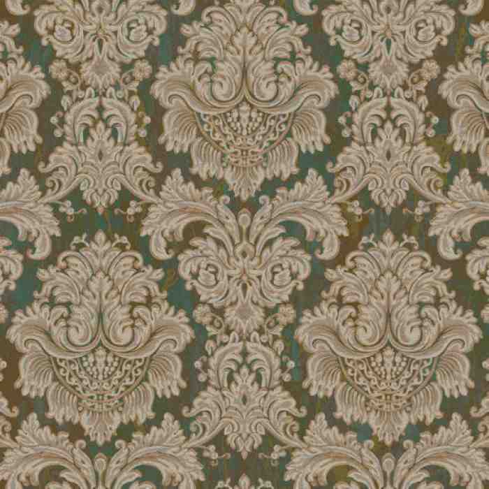 Rich baroque damask pattern wallpaper - Seven 7807-4 (10,6m2)