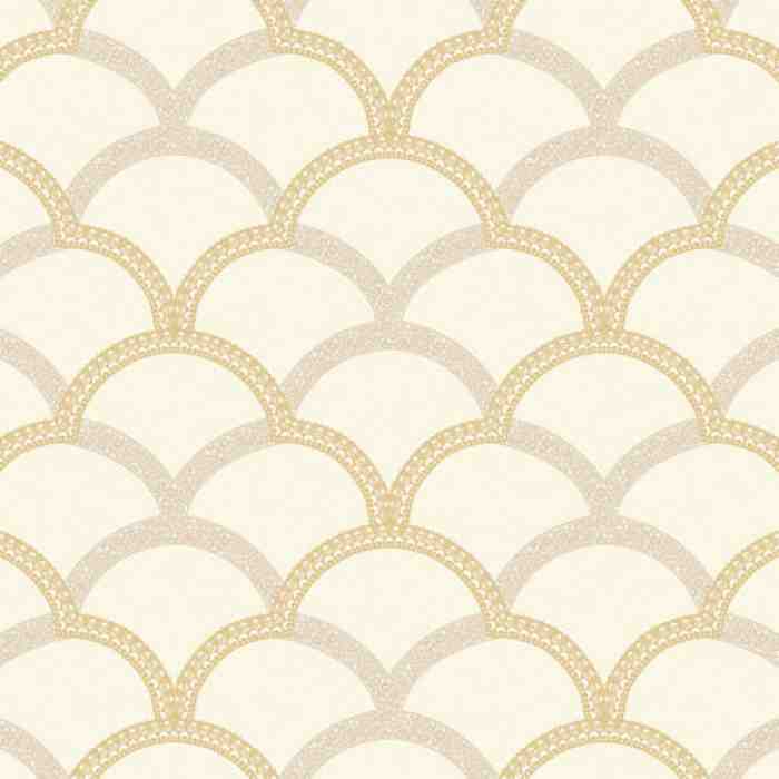 Simple waves ornament wallpaper - Seven 7811-1 (10,6m2)