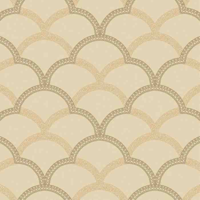 Simple waves ornament wallpaper - Seven 7811-2 (10,6m2)