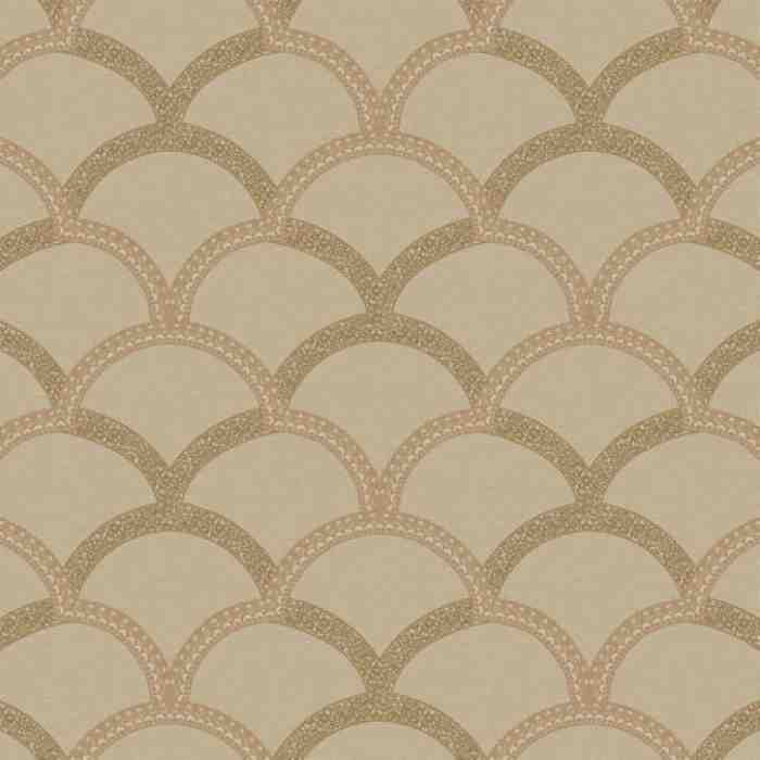 Simple waves ornament wallpaper - Seven 7811-4 (10,6m2)