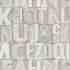 Bold typography modern style wallpaper - Indigo 4704-1 (10,6m2)