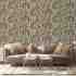 City architecture motif stylized wallpaper - Indigo 4705-1 (10,6m2)