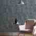 Textured abstract pattern wallpaper - Indigo 4707-8 (10,6m2)