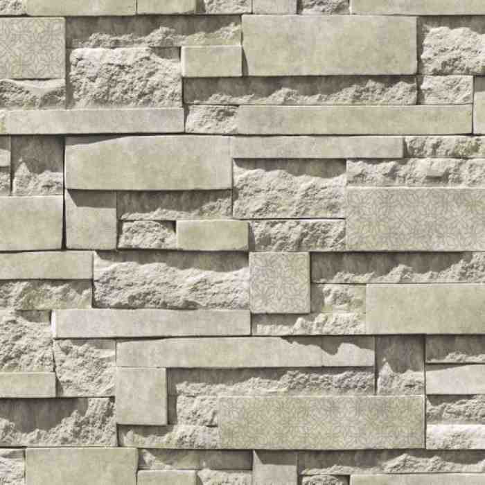 Natural stone pattern wallpaper - Anka 1601-2 (16,5m2)