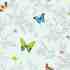 Butterfly and flowers pattern wallpaper - Anka 1606-3 (16,5m2)