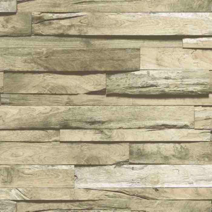 Volumetric wooden tiles patterns wallpaper - Anka 1612-1 (16,5m2)