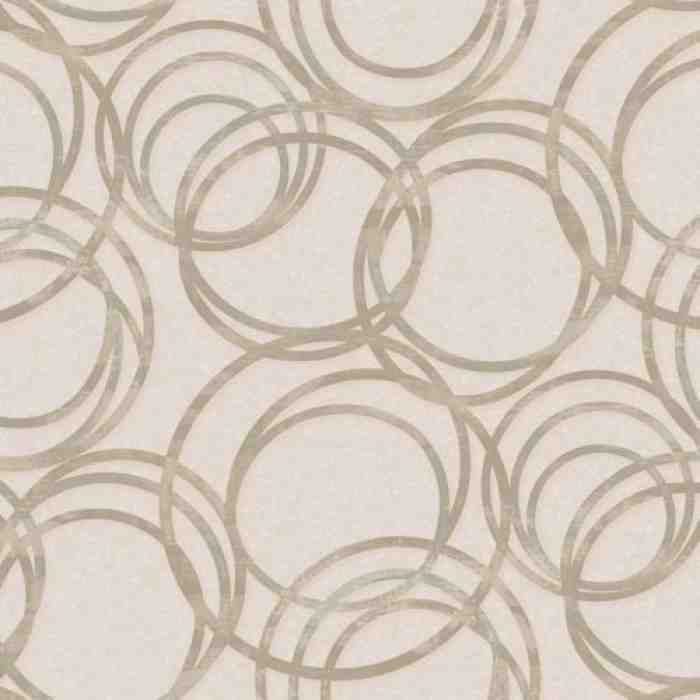 Metallised circles ornament wallpaper - Anka 1614-2 (16,5m2)