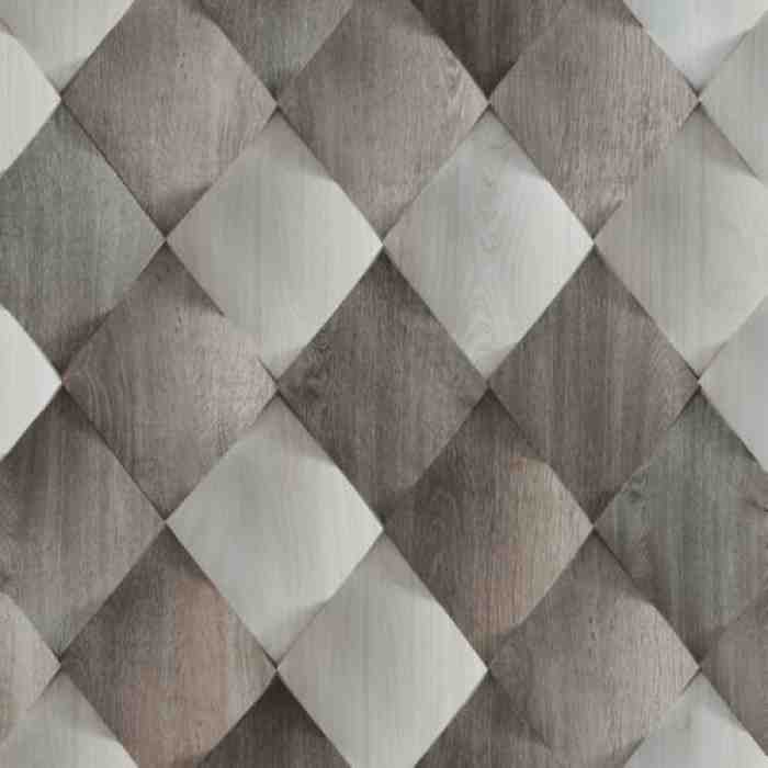 Satinated wood tiles 3D pattern wallpaper - Anka 1619-3 (16,5m2)