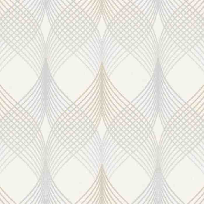 Neoclassical wavey ornament wallpaper - Anka 1620-1 (16,5m2)