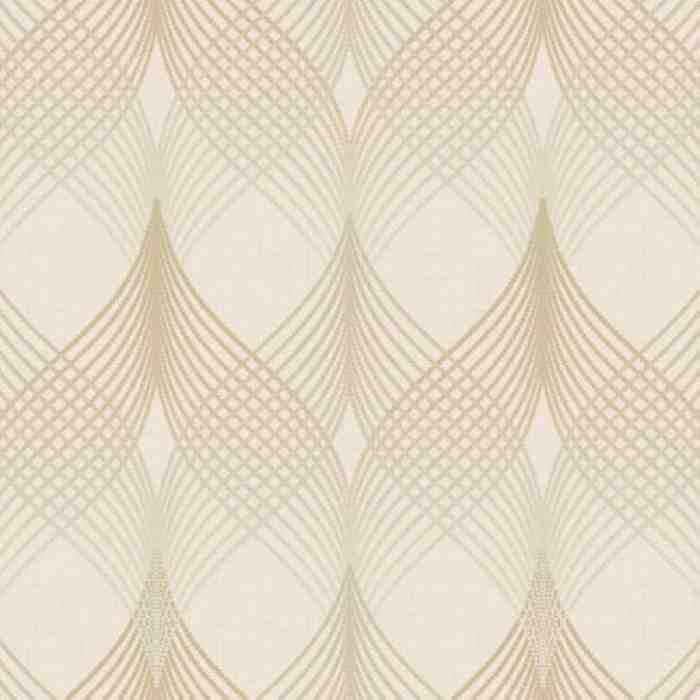 Neoclassical wavey ornament wallpaper - Anka 1620-2 (16,5m2)