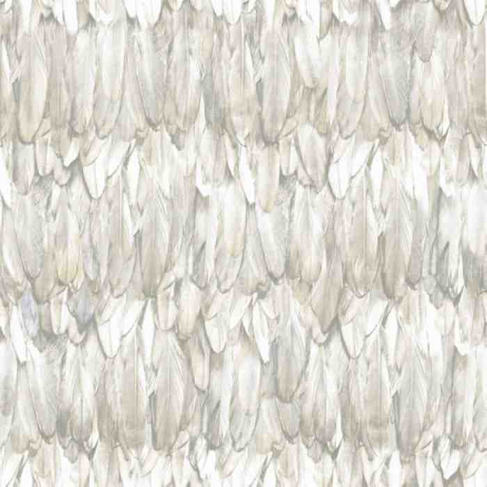 Modern Bird Feather Patterned Wallpaper - Tropicano 9913-2 (16,5m2)