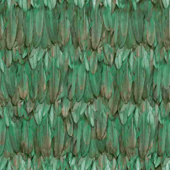 Modern Bird Feather Patterned Wallpaper - Tropicano 9913-4 (16,5m2)