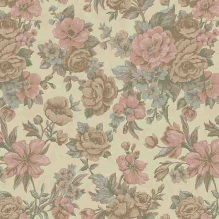 Blooming Roses floral pattern wallpaper - Kalinka 5806-2 (10,6m2)