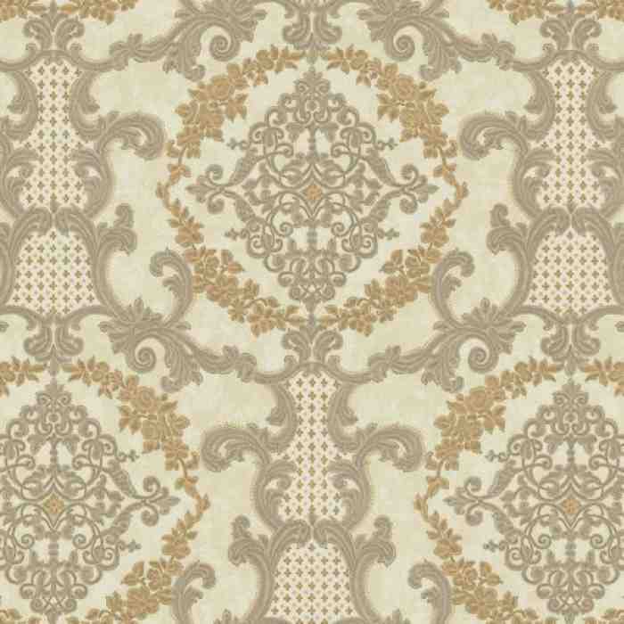 Damask pattern wallpaper - Rumi 6802-4 (10,6m2)