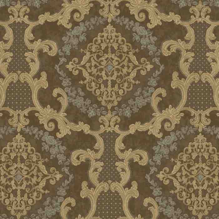 Damask pattern wallpaper - Rumi 6802-5 (10,6m2)