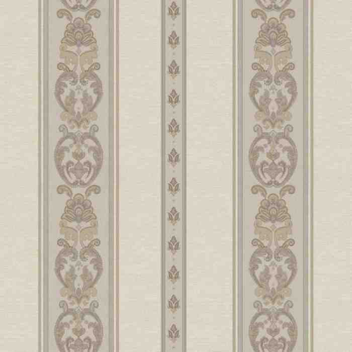 Classic striped ornament wallpaper - Rumi 6803-2 (10,6m2)