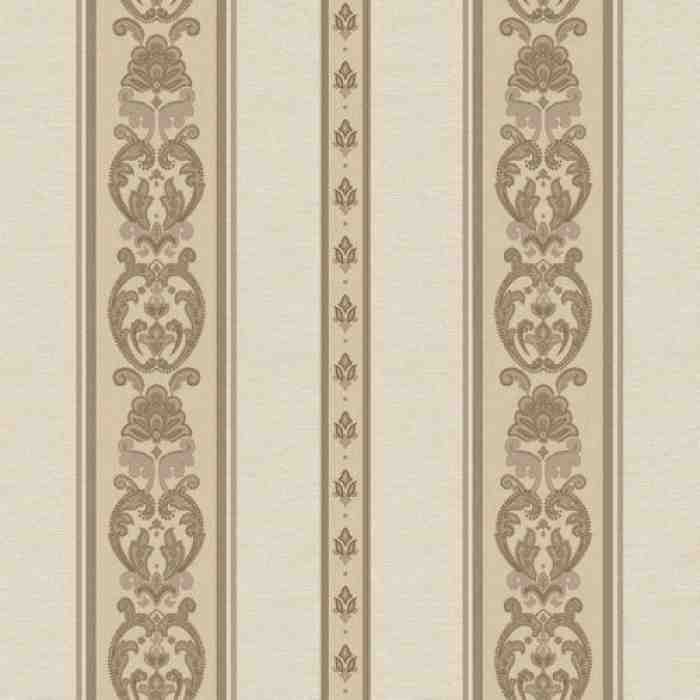 Classic striped ornament wallpaper - Rumi 6803-3 (10,6m2)