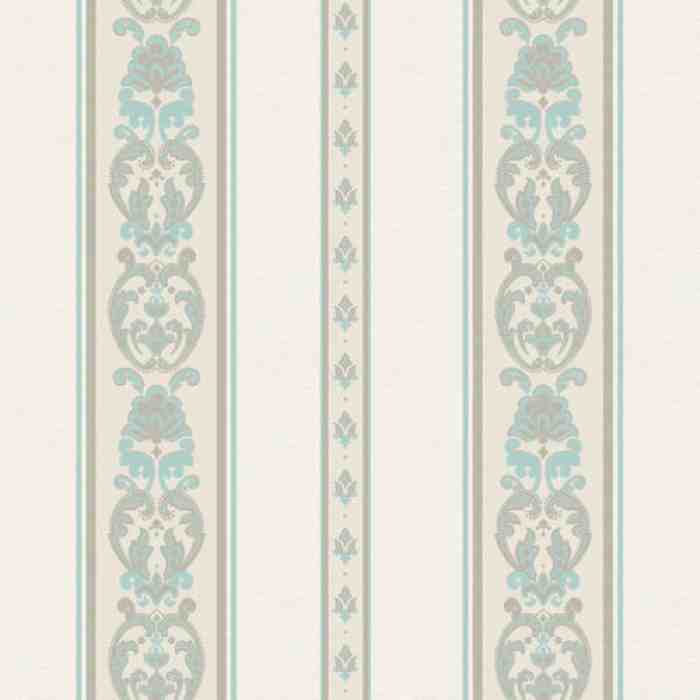 Classic striped ornament wallpaper - Rumi 6803-4 (10,6m2)